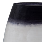 Dos Cabezas Blue/White Glass Ombre Vase