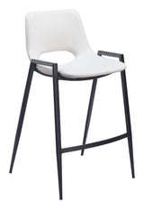 Desi White Counter Stool (Set of 2)