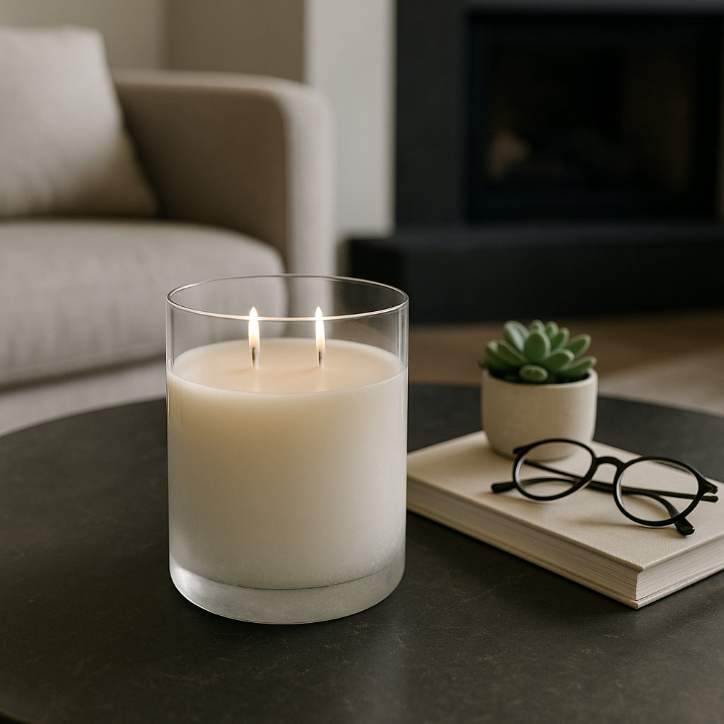 Isleford Clear/Frost 34 Oz Jasmine Candle