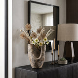 Rushbrook Brown Curvy Terracotta Vase