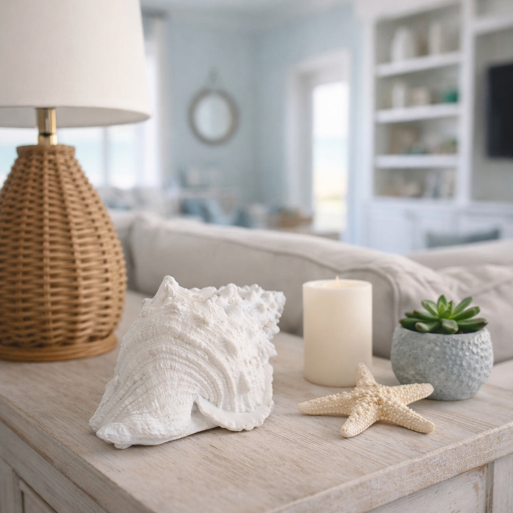 San Anselmo White Conch Shell