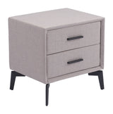 Halle Gray Side Table