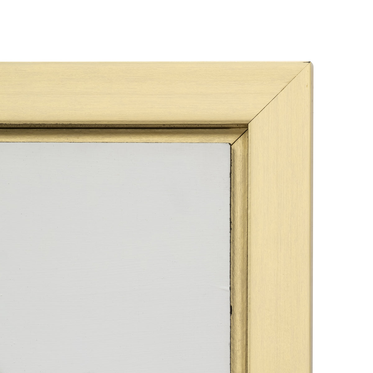 Akers White/Black/Gold Hand Painted Face Illusion Framed Wall Art