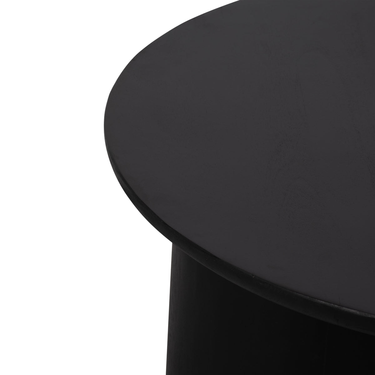 Andersonia Black Wood Minimalist Coffee Table