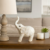 Wilmar White Small Elephant Figurine