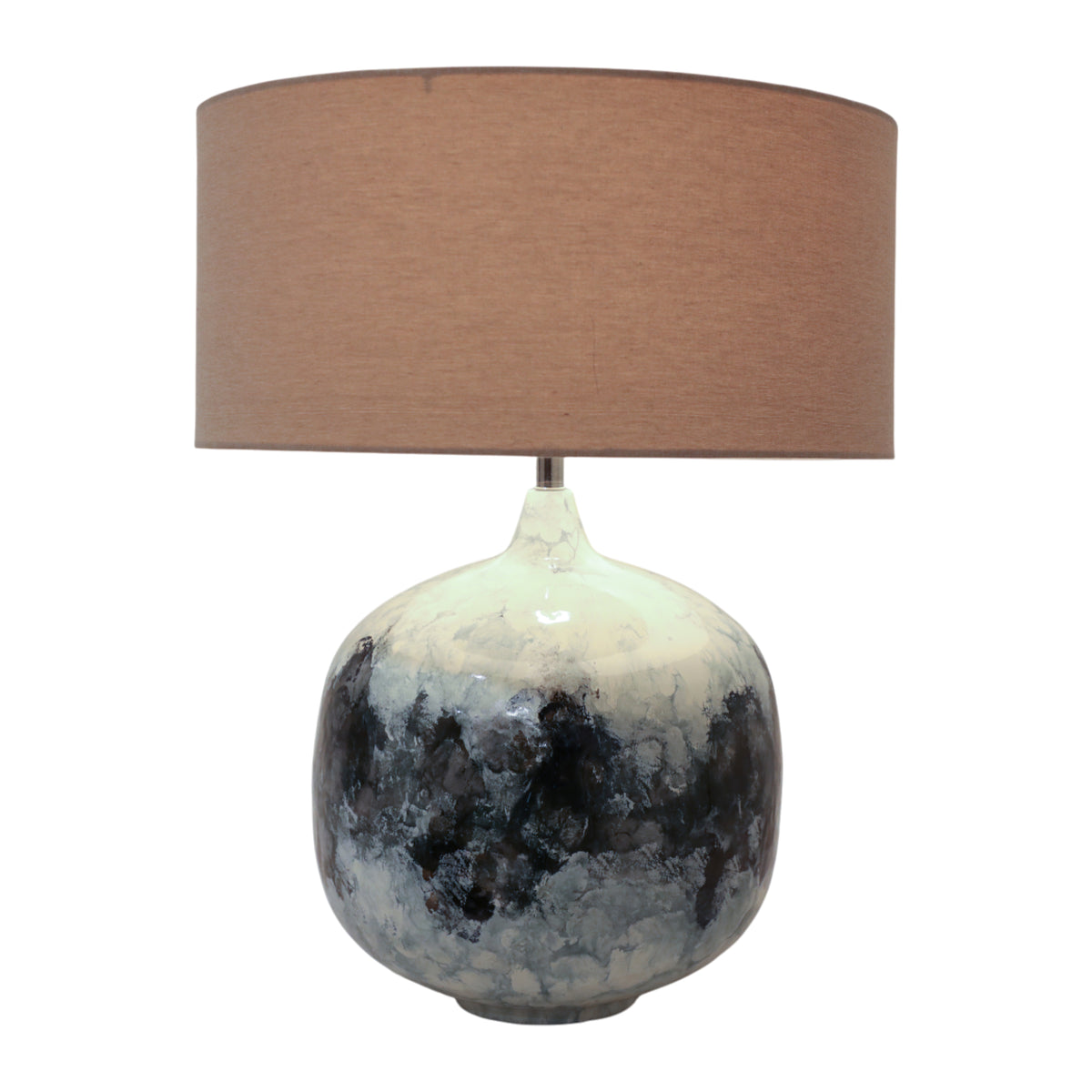 Juneridge Blue/Multicolor Metal Base Table Lamp