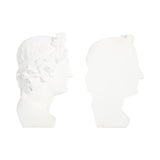 Pond White Resin Greek Goddess Bookends (Set of 2)