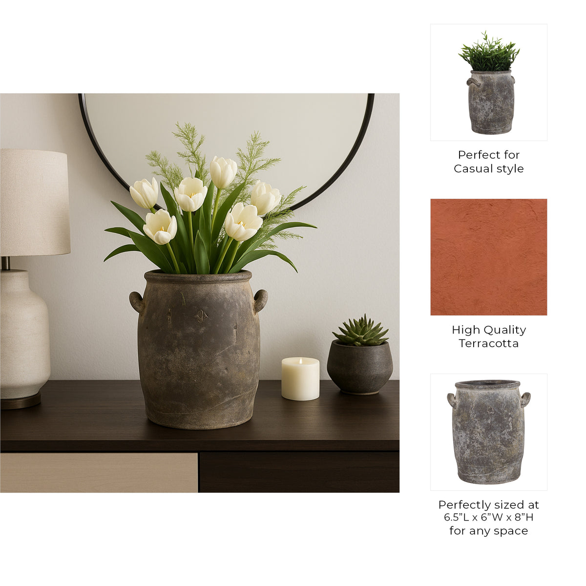 Frazercross Brown Traditional Vase