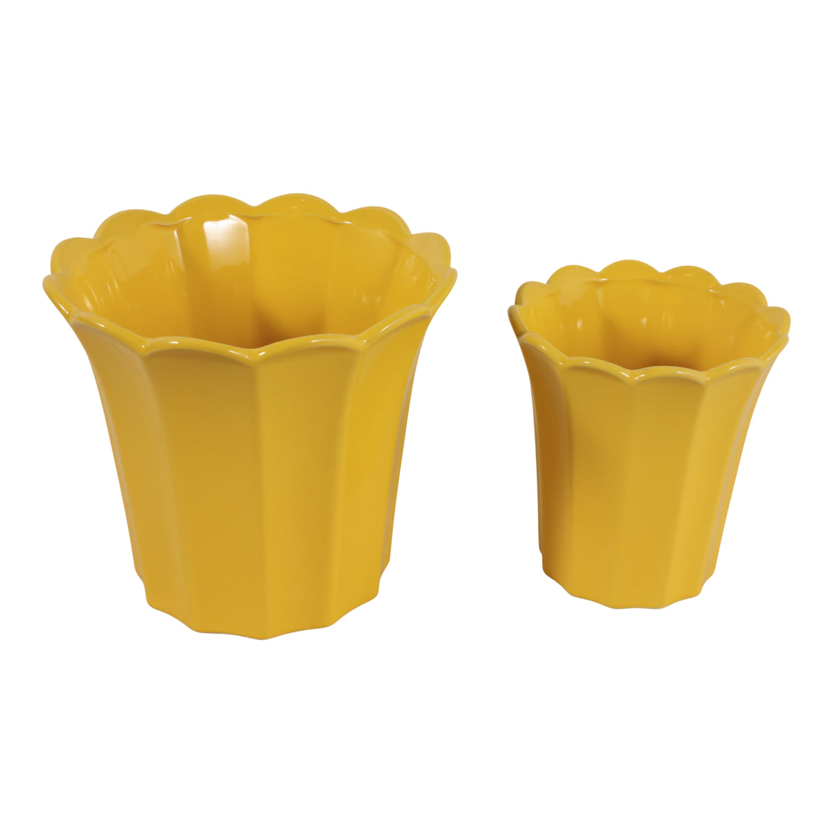 Deangrove Yellow Planters (Set of 2)