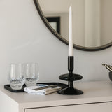 Ellenland Black Small Candle Holder