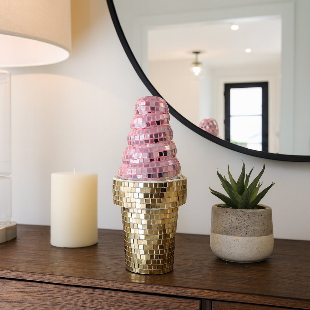 Glorietta Multicolor Mirror Mosaic Ice Cream
