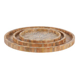 Fentonrun Brown/Tan Trays (Set of 3)