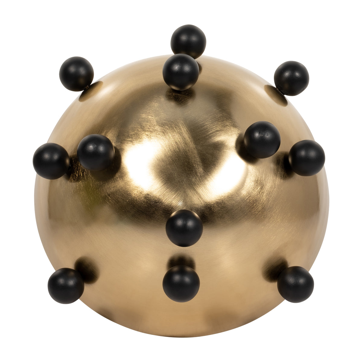 Neufeld Gold/Black Metal Bubble Bowl