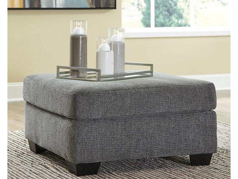 (Online Special Price) Dalhart Charcoal Oversized Accent Ottoman - Ornate Home