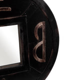 Van Ness Black/Gold Carved Mirror