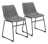 Smart Charcoal Dining Chair (Set of 2)