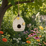 Badger Ivory/Yellow Beehive Bird Feeder