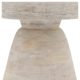 Ranchita White Wood Side Table