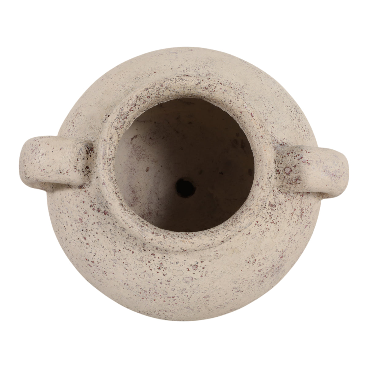 Hovley Ivory Terracotta Double Handle Vase