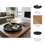 Cayton Brown Hair on Hide Patchwork Tray
