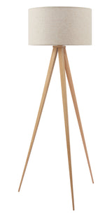 Imperial Beige & Natural Floor Lamp