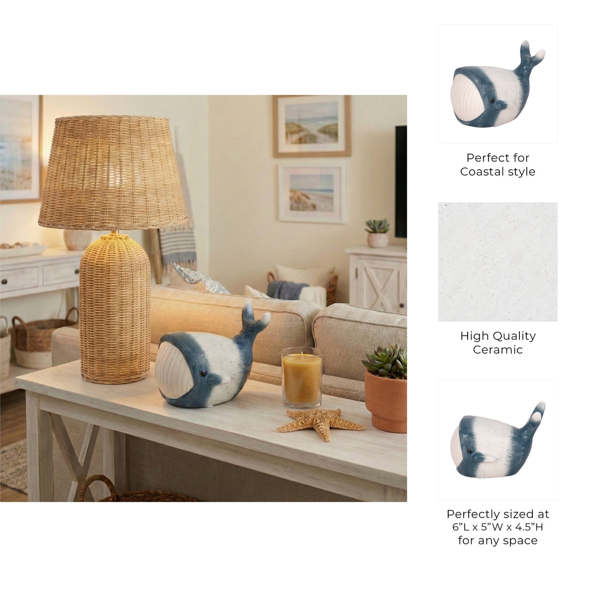 Breckport Blue/White Small Decor