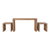 Warrenworth Tan/Brown Consoles (Set of 3)