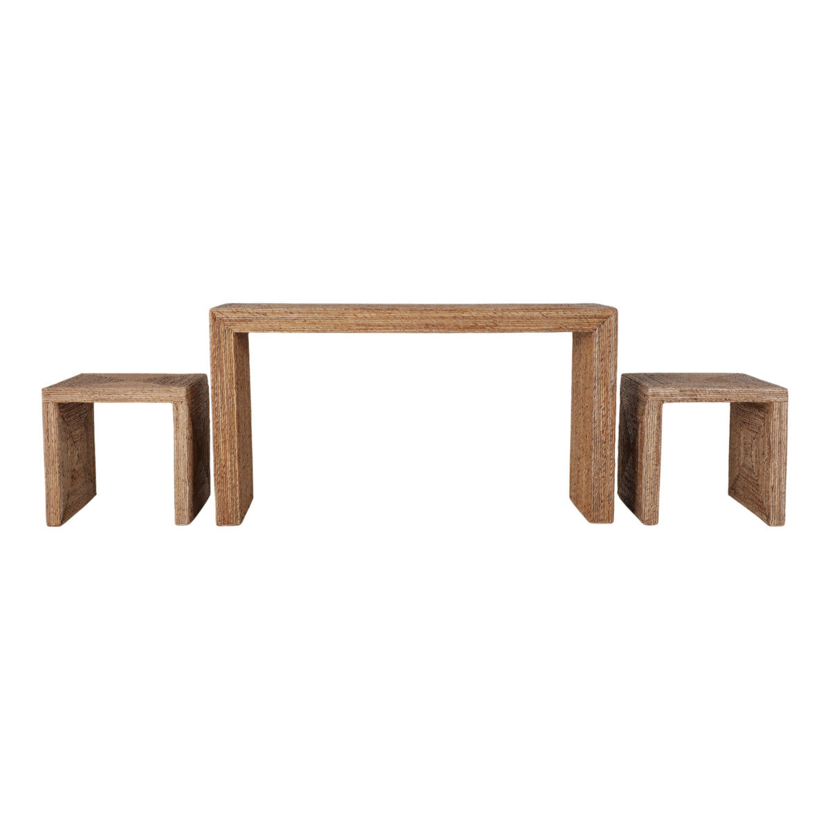 Warrenworth Tan/Brown Consoles (Set of 3)