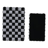 Cobb Black/White 3d Checkerboard Boxes (Set of 2)