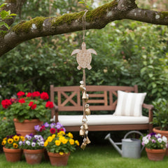 Yateshaven Brown/Gold/White Wind Chime