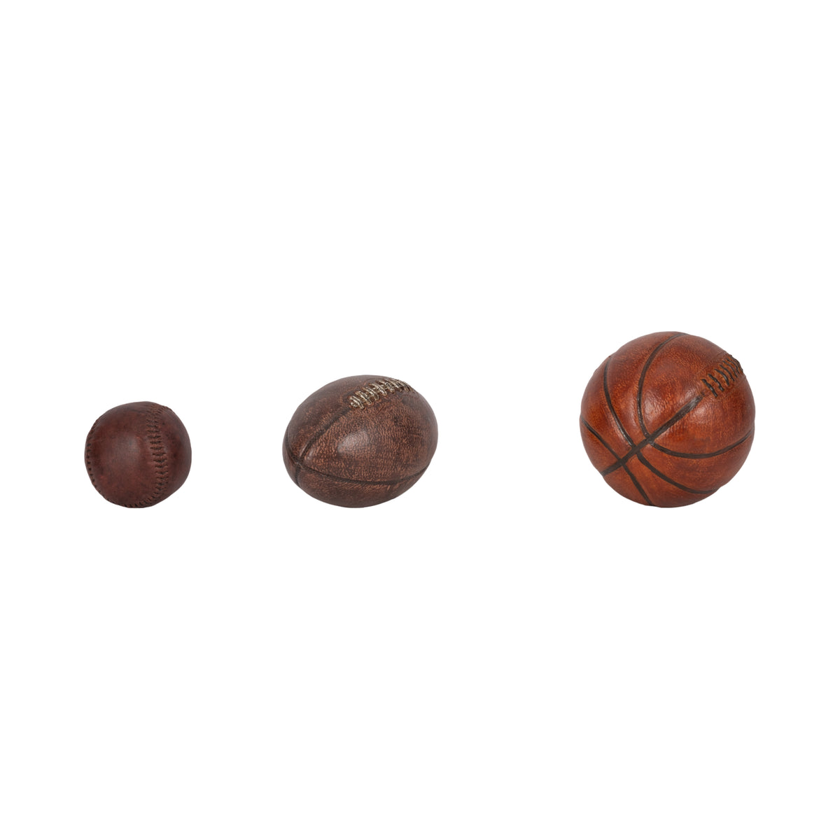 Coso Multicolor Sports Ball Objects (Set of 3)