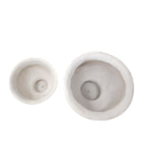 Pescadero Ivory Grapevine Urn Planters (Set of 2)