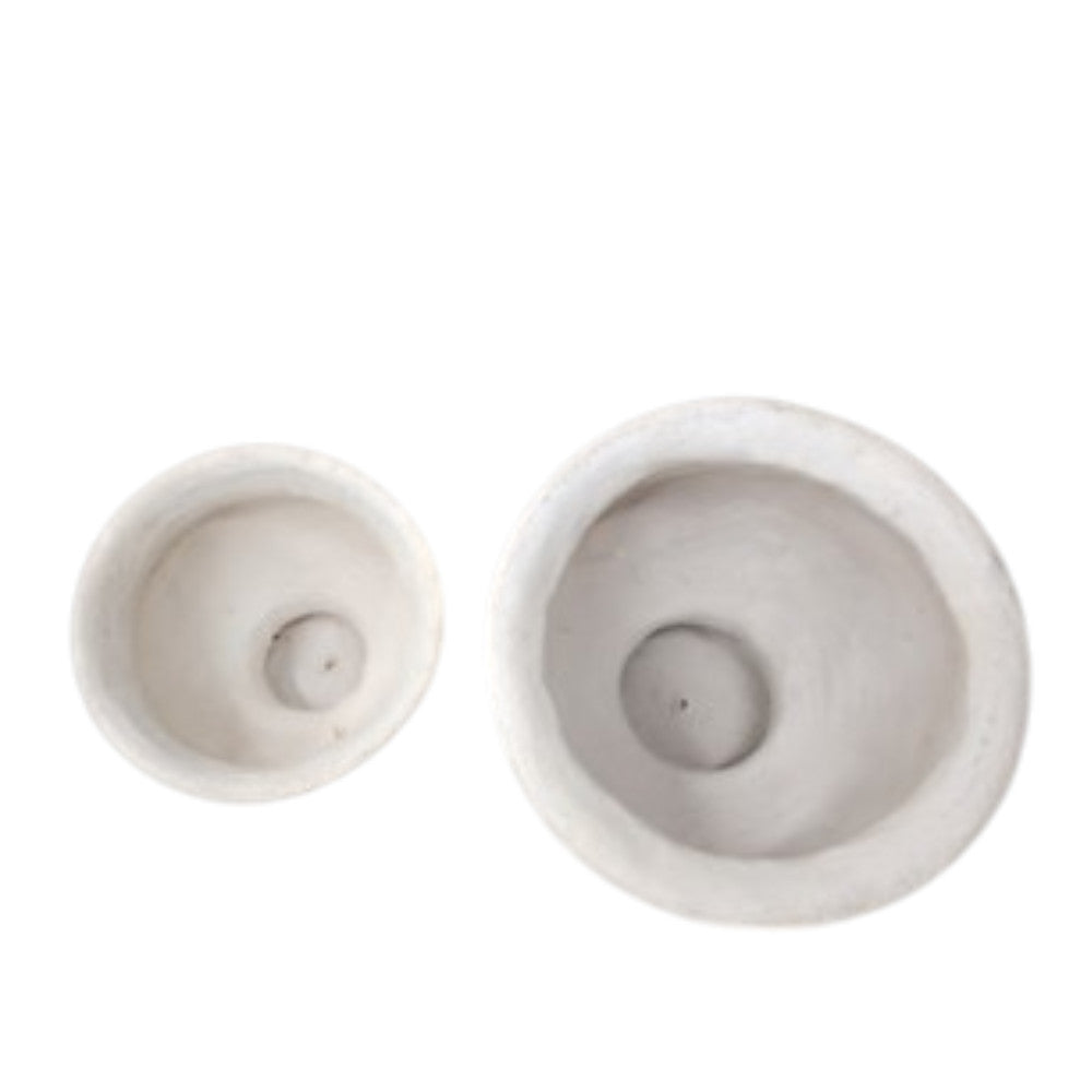 Pescadero Ivory Grapevine Urn Planters (Set of 2)