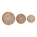 Fentonrun Brown/Tan Trays (Set of 3)