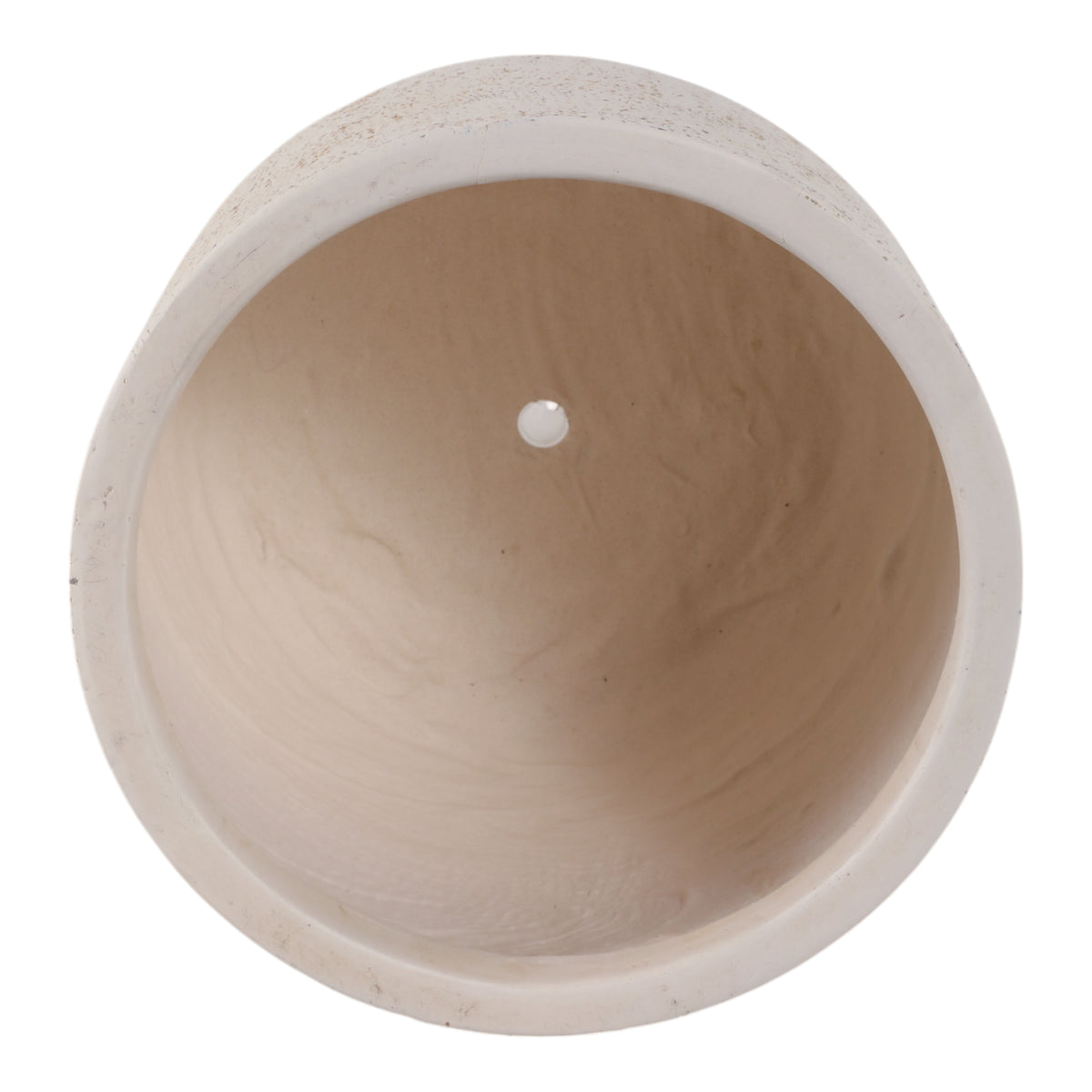 Calexico Ivory Cement Texture Resin Planters (Set of 3) - 22136EC