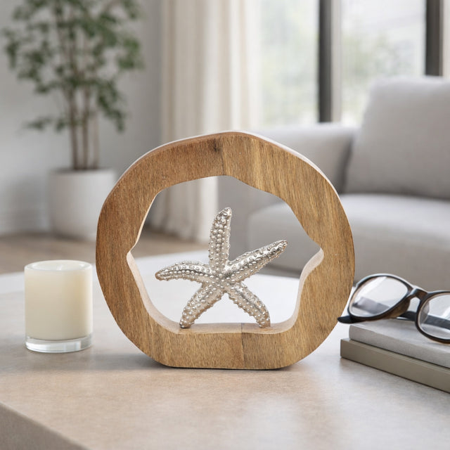 Brysondale Brown Starfish in Round Decor