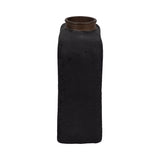 Emmaton Black Large Ecomix Abstract Vase