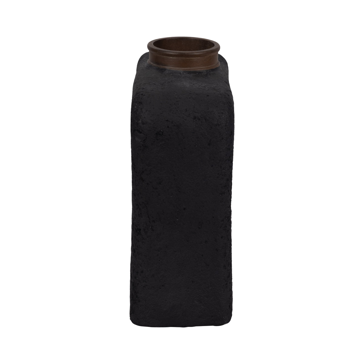 Emmaton Black Large Ecomix Abstract Vase