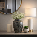 Ordway Distressed Black/Gray Small Terracotta Vase