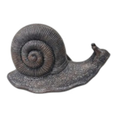 Snow Bend Gray Resin Snail Pewter