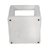 Minneola White Textured Open Square Object