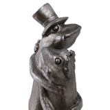 Cantil Silver Hugging Frogs Figurine