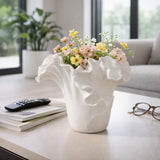 Alderport White/Ivory Large Vase