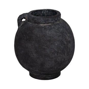 Corbinford Black Small Bulbous Jug with Handle