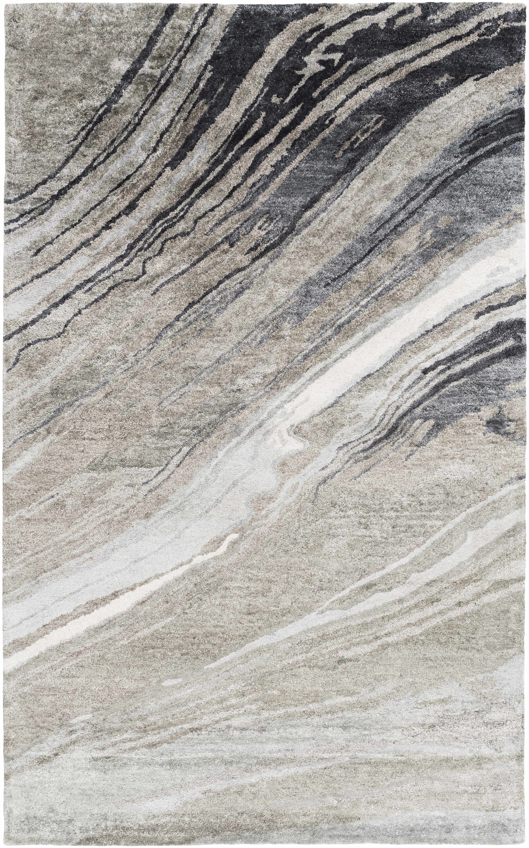 Dentsville Gray Marble Rug - Clearance