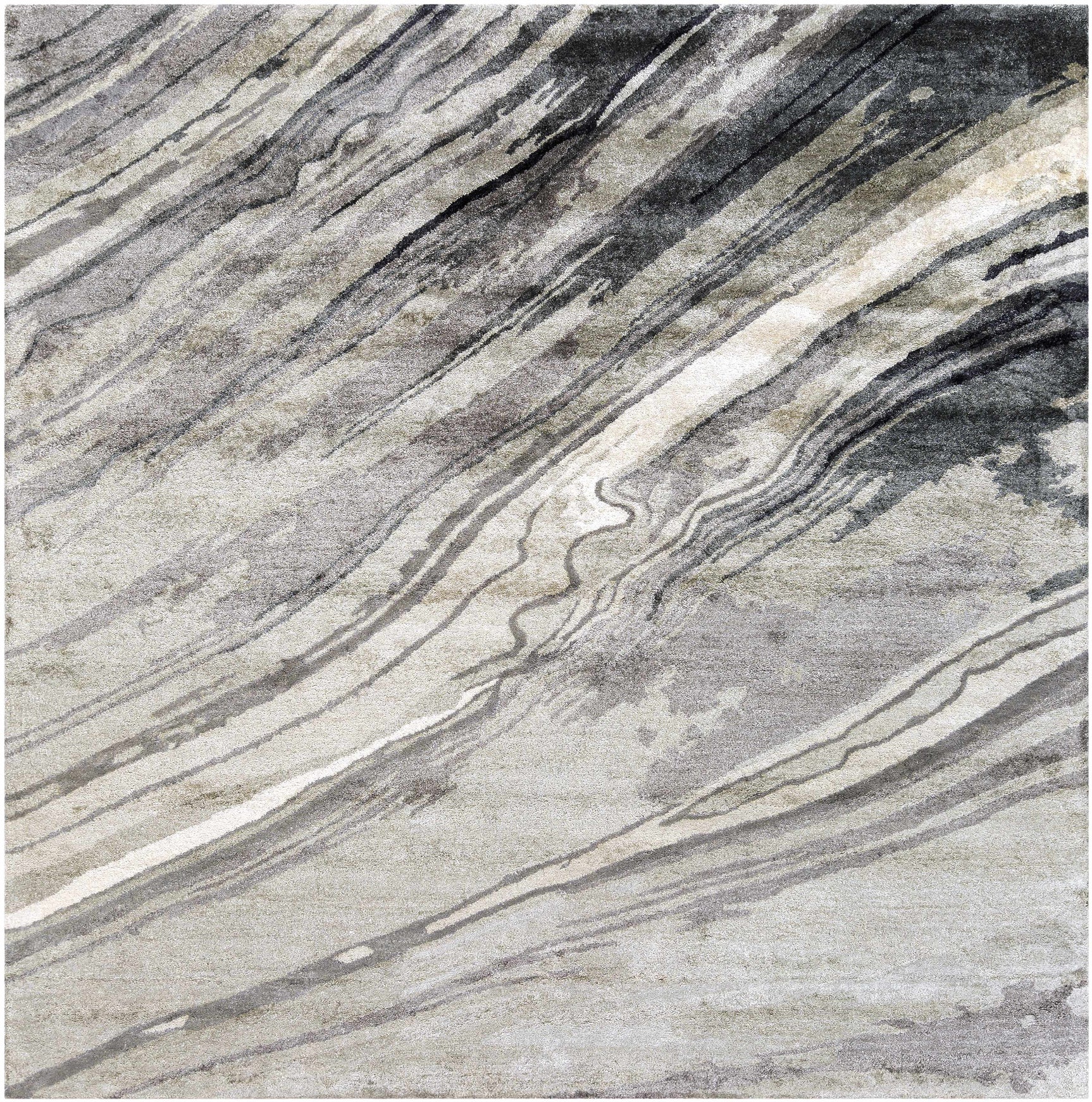 Dentsville Gray Marble Rug - Clearance