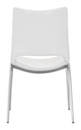 Ace White & Silver Dining Chair (Set of 2)