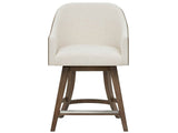Modern Haze Walnut Swivel Counter Chair