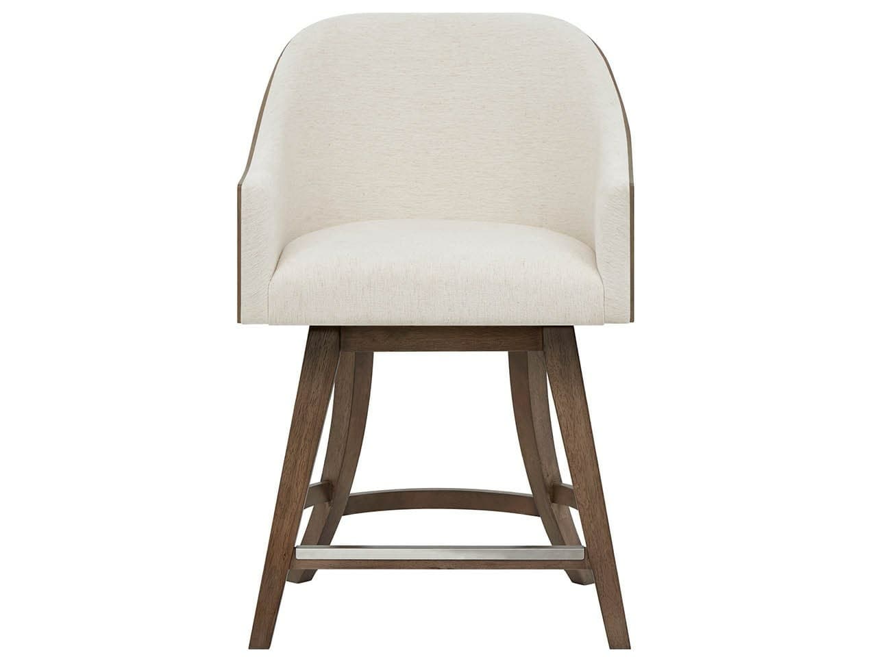 Modern Haze Walnut Swivel Counter Chair