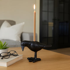 Baxtercliff Black Candle Holder